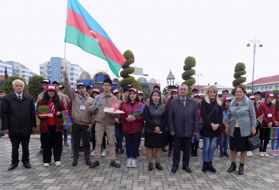 Ölkəmizin səkkiz rayonunun məktəbliləri cənub bölgəsində