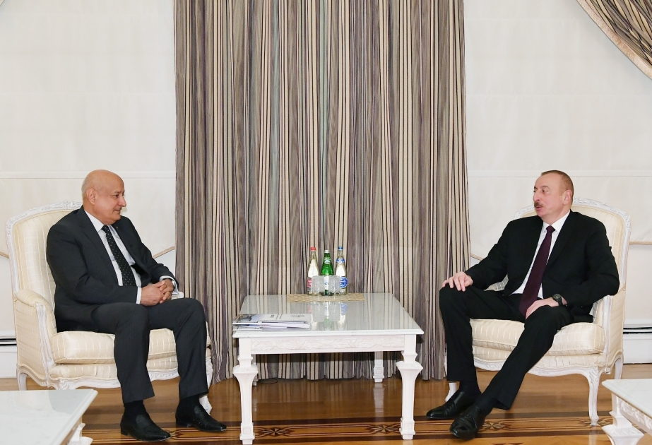 阿塞拜疆总统伊利哈姆·阿利耶夫接见伊斯兰教科文组织总干事