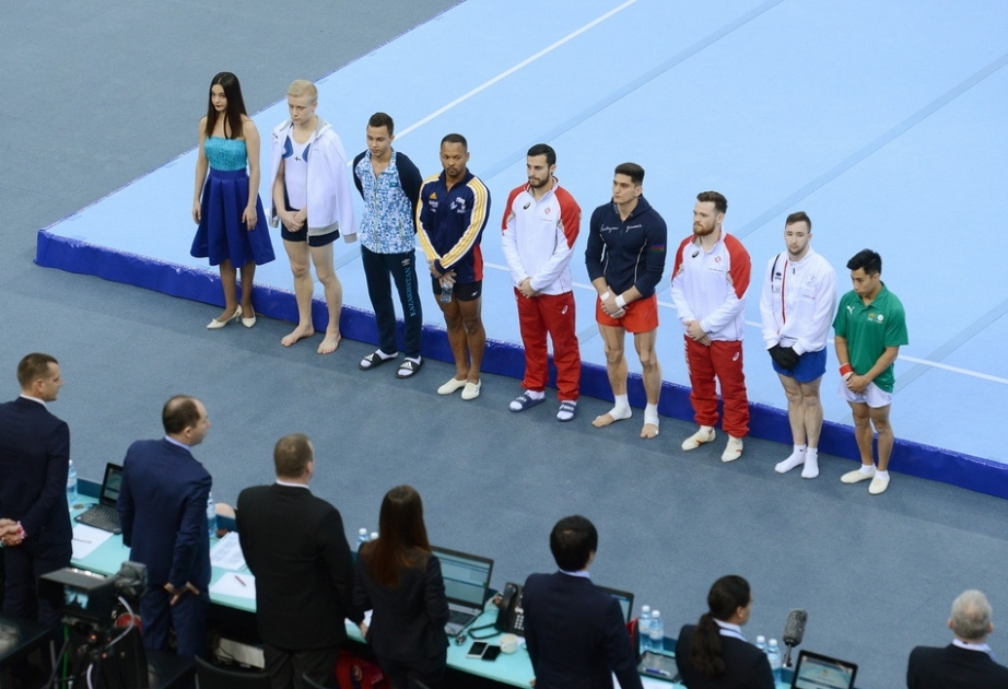 Bakıda idman gimnastikası üzrə dünya kuboku yarışlarının ilk qalibi müəyyənləşib
