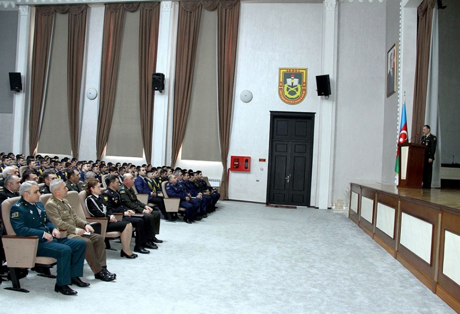 Heydər Əliyev adına Azərbaycan Ali Hərbi Məktəbində elmi konfrans keçirilib
