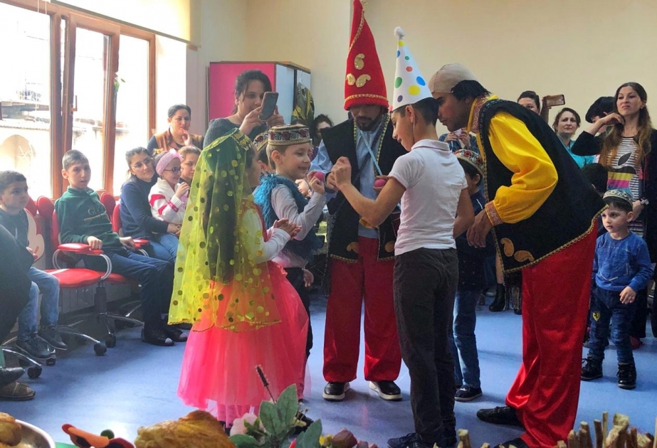 Reabilitasiya kursu keçən uşaqlar üçün Novruz şənliyi təşkil edilib