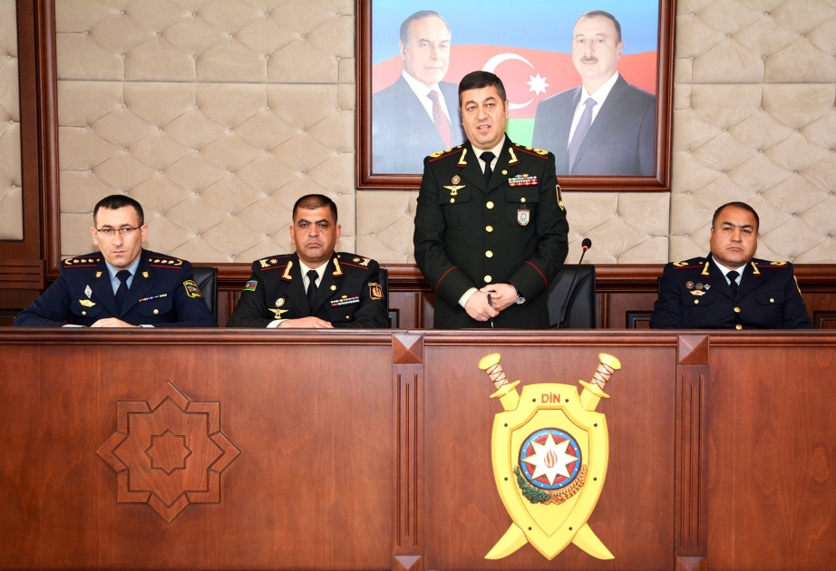 Naxçıvan Muxtar Respublikası Daxili İşlər Nazirliyində kollegiya iclası keçirilib