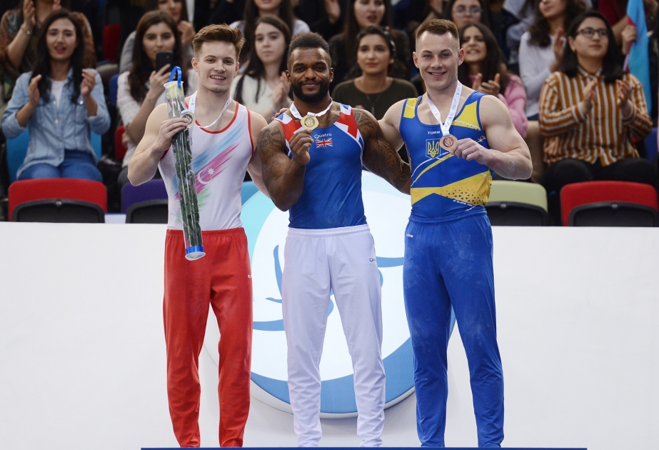 Azərbaycan idman gimnastikası üzrə dünya kuboku yarışlarında ilk medalını qazanıb
