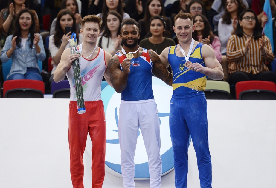Azerbaijani gymnast grabs silver at World Cup in Baku