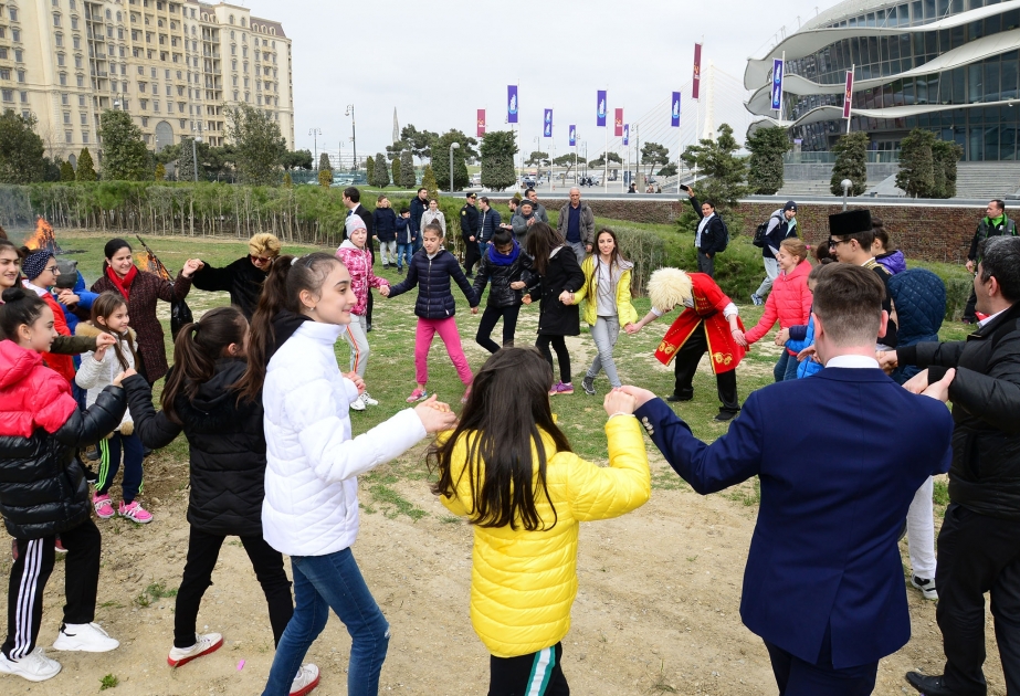 Gimnastlar üçün Bakıda Novruz şənliyi təşkil olunub