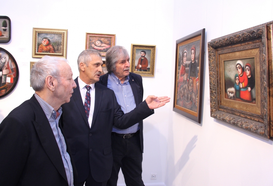 Müasir İncəsənət Muzeyində Xalq rəssamı Qəyyur Yunusun yubiley sərgisi açılıb