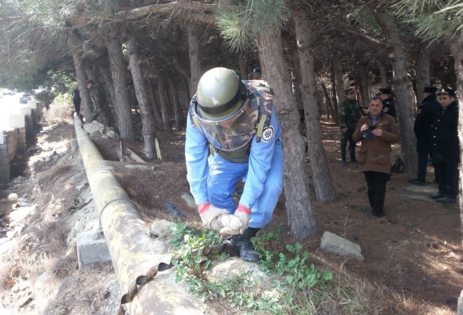 Səbail rayonunda top mərmisi tapılıb