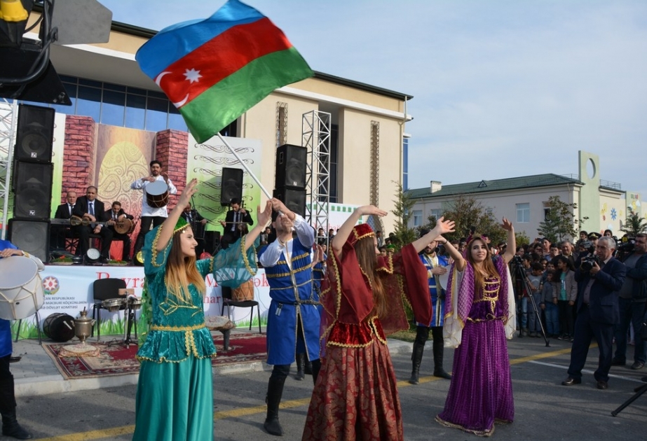 İşğaldan azad olunmuş Şıxarx qəsəbəsində Novruz şənliyi