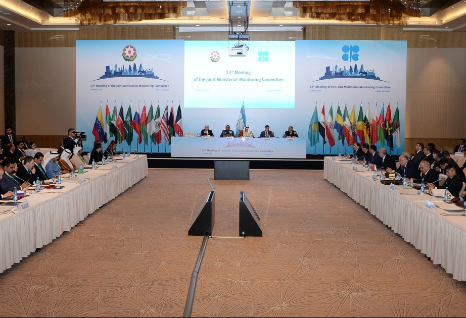 Bakıda OPEC və qeyri-OPEC ölkələrinin Nazirlərinin Birgə Monitorinq Komitəsinin 13-cü iclası keçirilib VİDEO