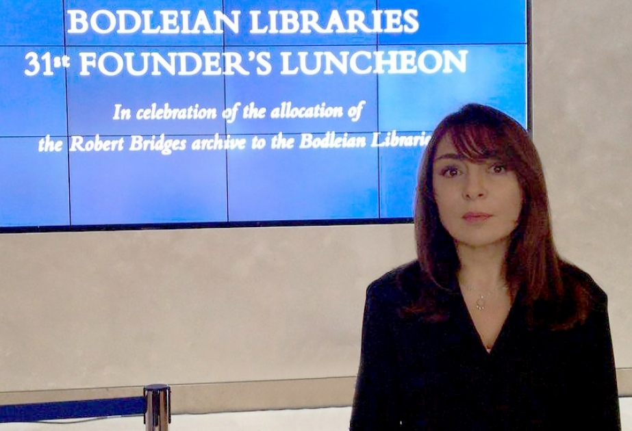 Академик Наргиз Пашаева приняла участие в торжественном приеме в честь основателя Бодлейнской библиотеки Оксфордского университета