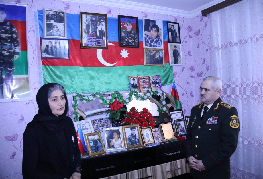 Şəhid ailələrinə Novruz sovqatları çatdırılıb