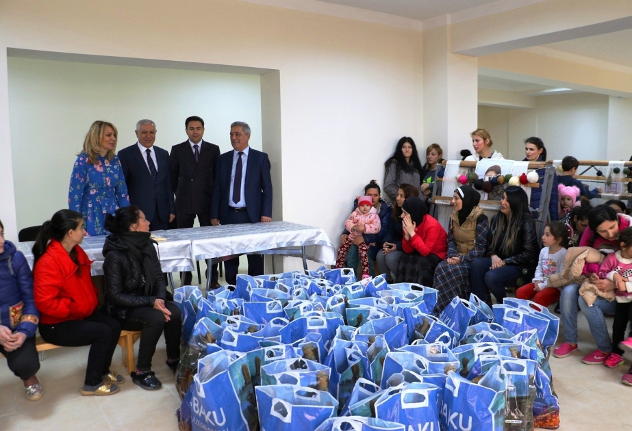 Azərbaycan Avtomobil Yolları Dövlət Agentliyini “Məzun evi”nin sakinlərinə bayram sovqatı bəxş edib