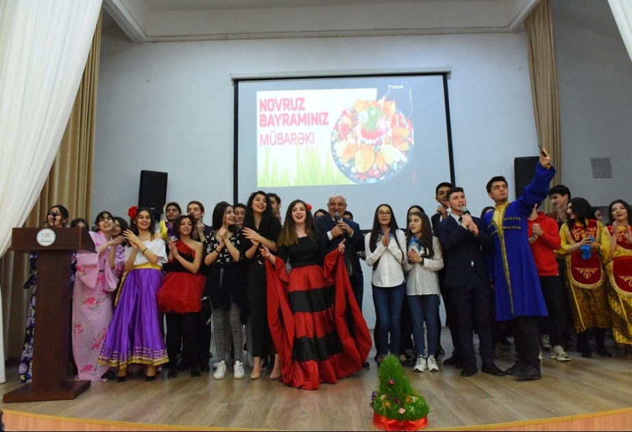 ADU-da təntənəli “Multikultural Novruz bayramı” tədbiri keçirilib