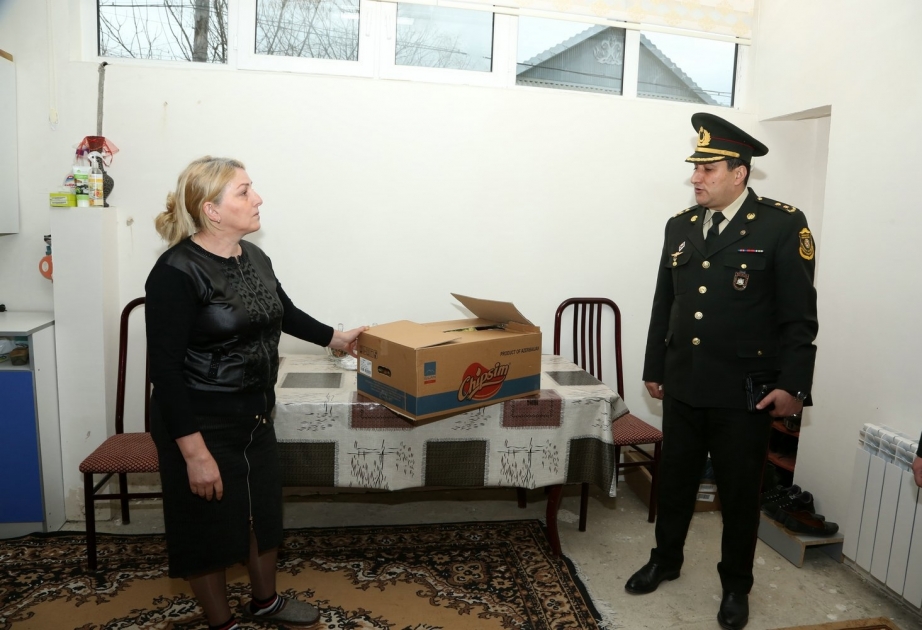 Ağcabədidə şəhid ailələrinə bayram sovqatı paylanılıb