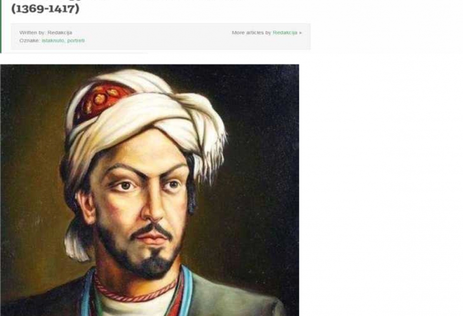 Monteneqroda İmadəddin Nəsimi haqqında məqalə dərc edilib