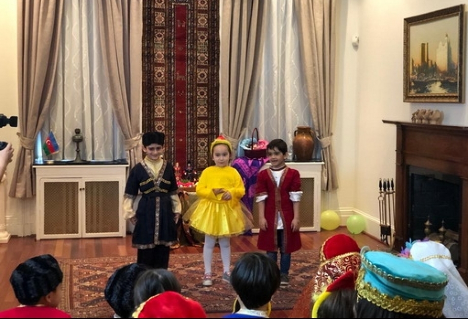 Vaşinqtondakı Azərbaycan məktəbində Novruz bayramı qeyd olunub VİDEO