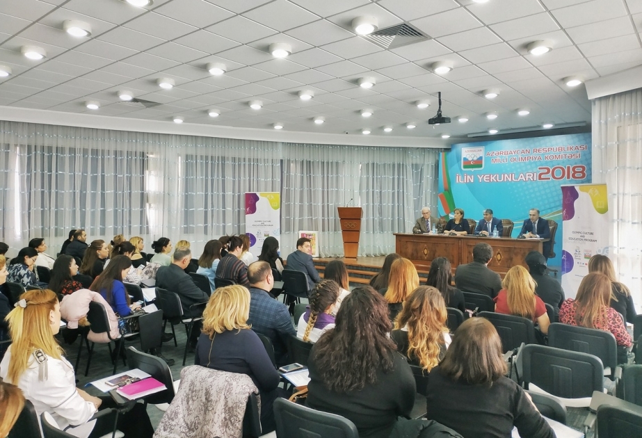 “İdman – sağlamlıq, dostluq, birlik...” mövzusunda keçiriləcək rəsm müsabiqəsinin təqdimatı olub