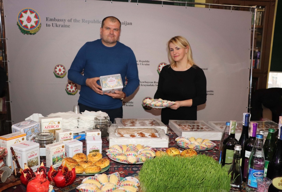 Kiyevdə keçirilən Novruz şənliyində Azərbaycanın milli mətbəx nümunələri təqdim olunub