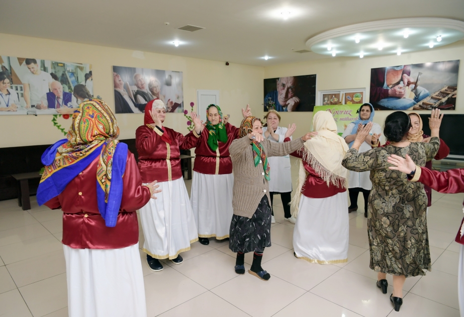 Heydər Əliyev Fondu sosial xidmət müəssisəsində Novruz şənliyi təşkil edib