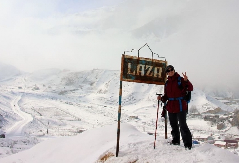 Qusarın Ləzə kəndinə 28 santimetr qar yağıb