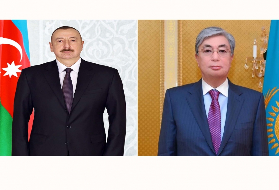 الرئيس الأذربيجاني يهنئ قاسم جومارت توكايف بمناسبة بدء نشاطه في منصب الرئيس الكازاخستاني