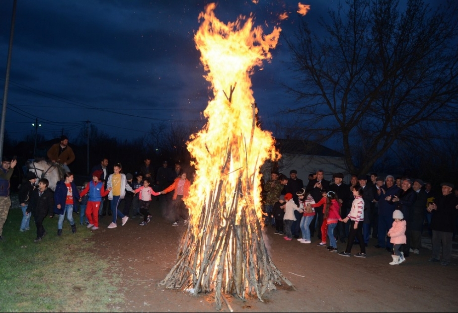 Qarabağa şölə saçan Novruz tonqalları