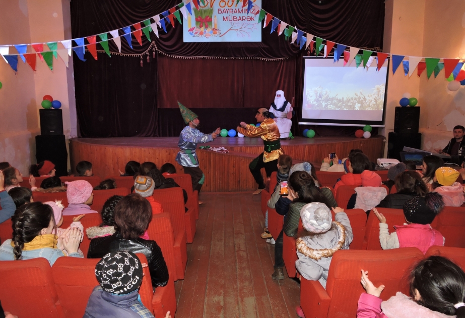 Qax Dövlət Kukla Teatrında uşaqlar üçün Novruz şənlikləri başlanıb