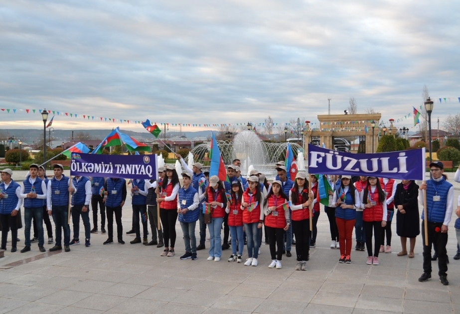 Füzuli məktəbliləri ölkəmizin Qərb bölgəsini yaxından tanıyacaqlar
