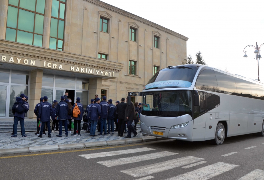 Qubadlı məktəbliləri “Ölkəmizi tanıyaq” tur–aksiyası çərçivəsində cənub bölgəsinə ekskursiyaya çıxıb