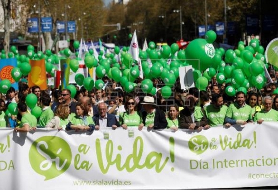 В Мадриде прошла демонстрация за жизнь