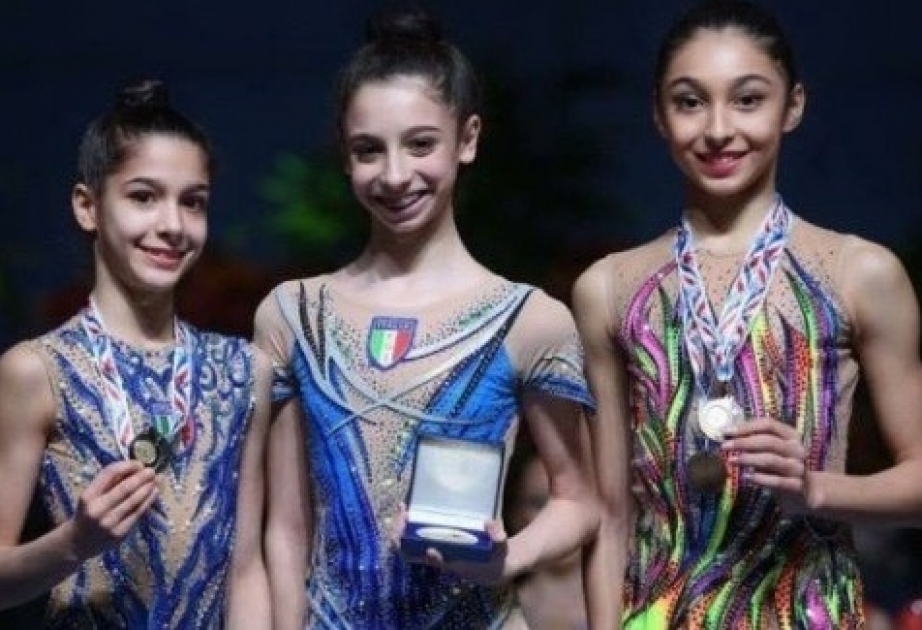 Gimnasta azerbaiyana gana dos medallas de bronce en el torneo de Francia