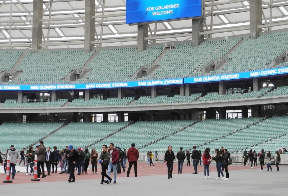 Naxçıvanlı şagirdlər Bakı Olimpiya Stadionu ilə tanışlıqdan xoş təəssüratla ayrılıb