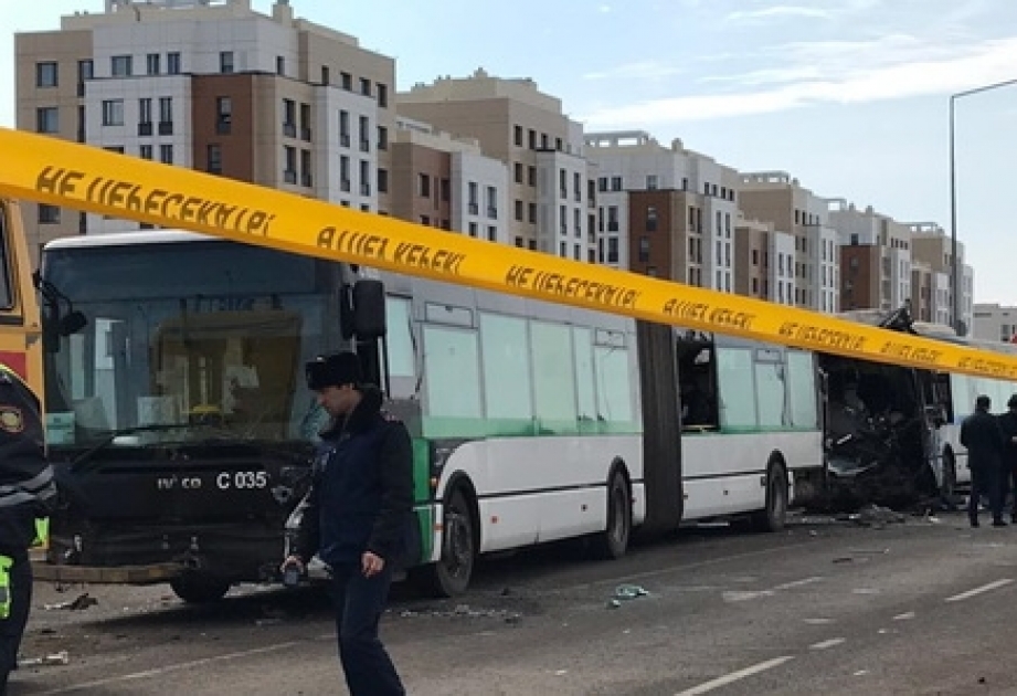 Nur-Sultan şəhərində ağır yol qəzası baş verib