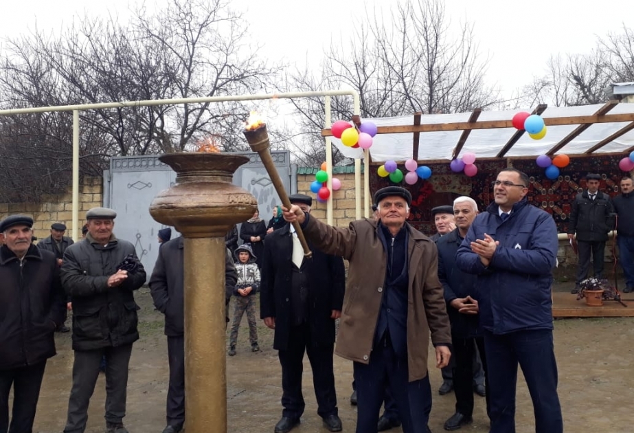 İsmayıllının Qalacıq kəndi qazlaşdırılıb
