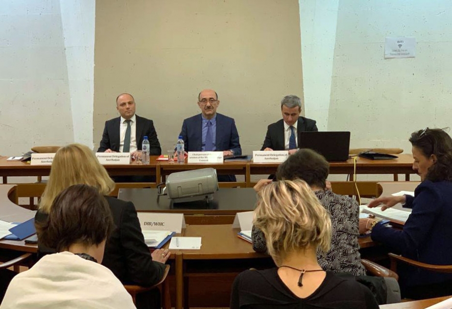 Mədəniyyət naziri UNESCO-nun Ümumdünya İrs Mərkəzinin direktoru Mextild Rosslerin rəhbərlik etdiyi nümayəndə heyəti ilə görüşüb
