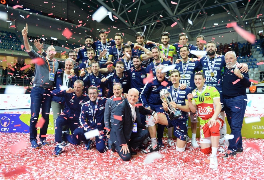 İtaliyanın “İtas” komandası CEV kuboku yarışlarının qalibi olub