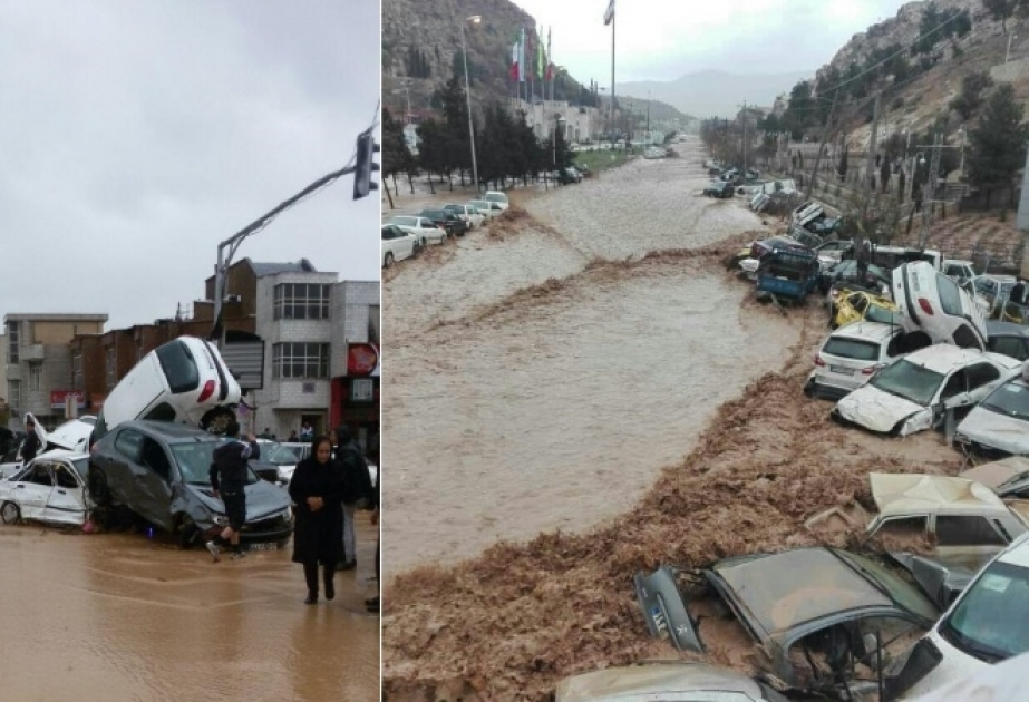 İranda baş verən təbii fəlakət ölkəyə külli miqdarda ziyan vurub