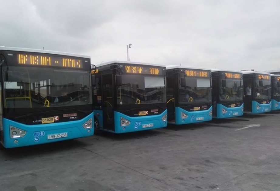 今年1月份阿塞拜疆进口18辆公共汽车
