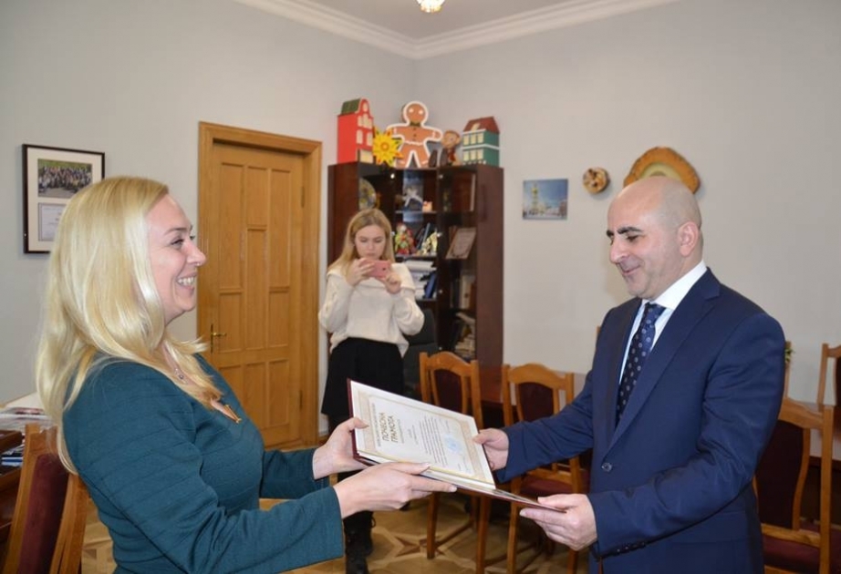 Kiyev şəhər meri soydaşlarımızı mükafatlandırıb