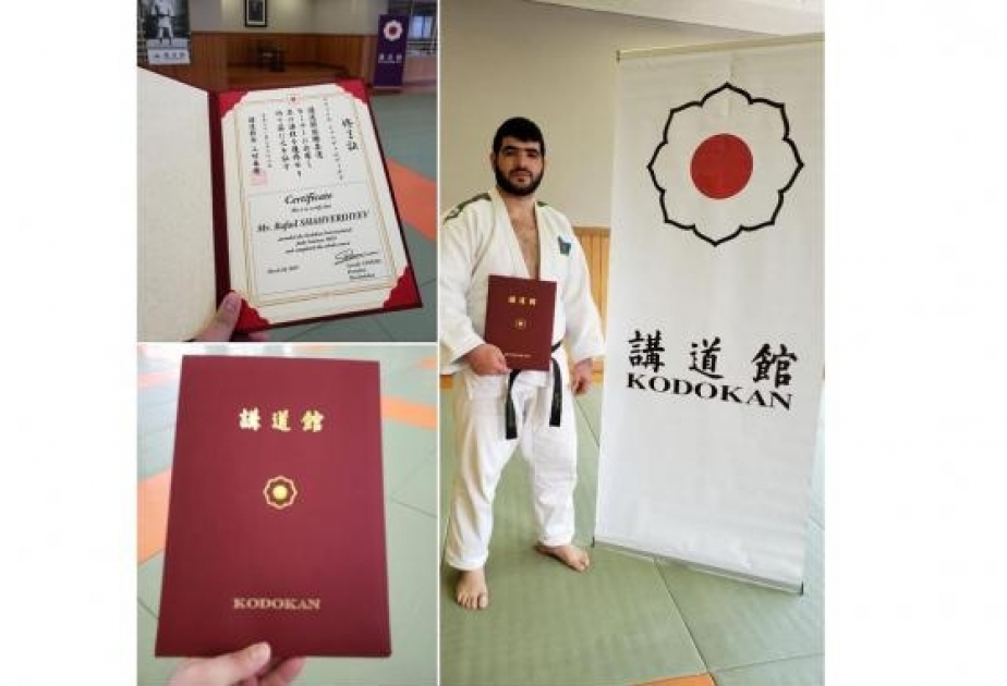 Azərbaycanlı cüdo məşqçisi Yaponiyada diplomla təltif olunub