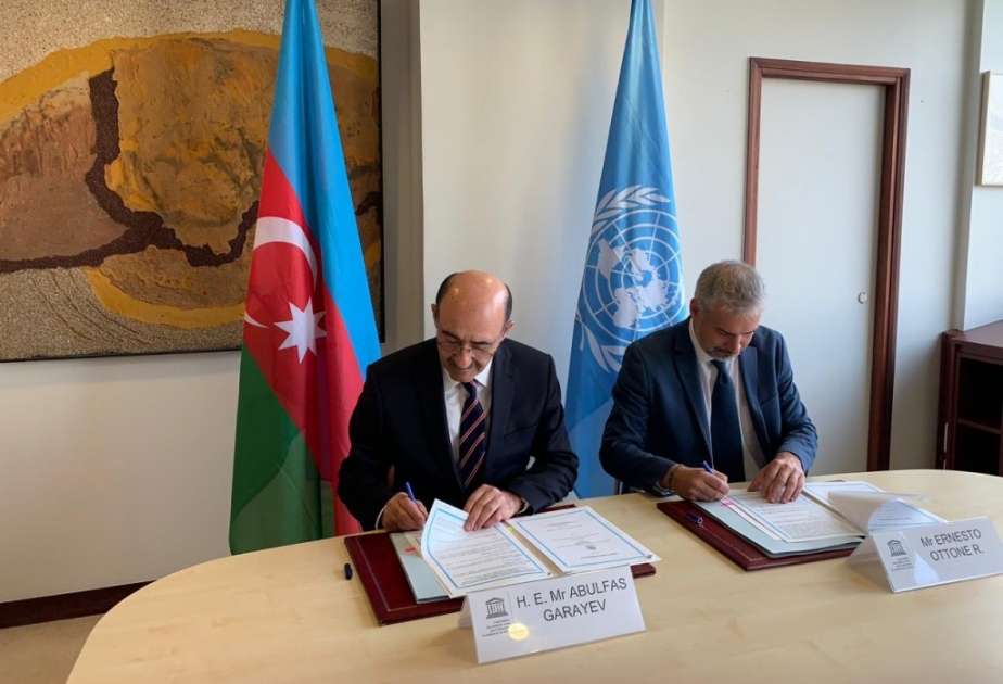 Azərbaycan Hökuməti ilə UNESCO arasında müqavilə imzalanıb