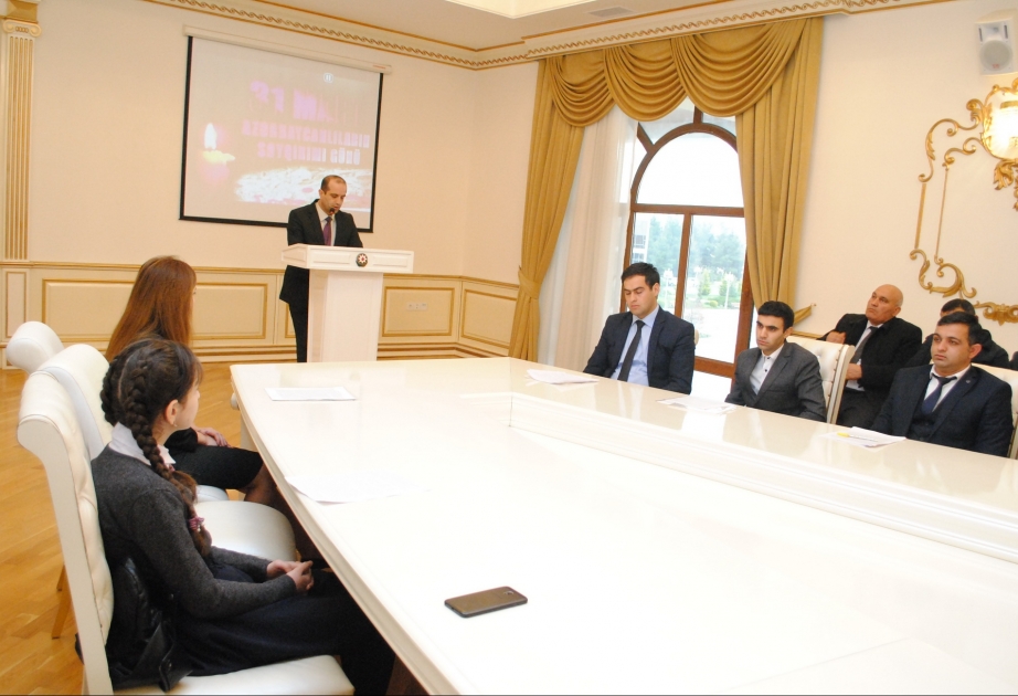 31 Mart – Azərbaycan tarixinin qanlı səhifəsidir