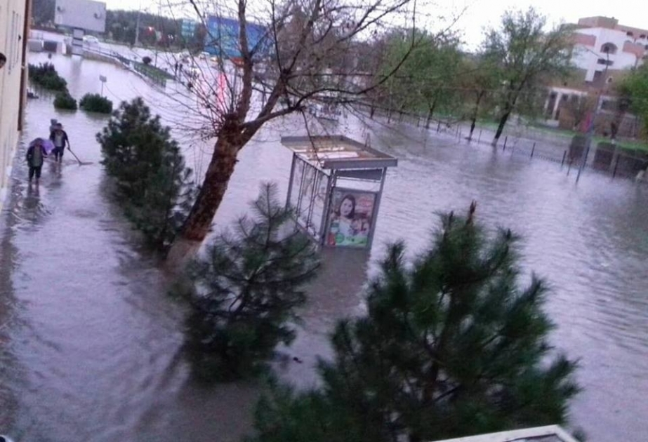 سمرقند تتحول إلى "البندقية" بعد الأمطار الغزيرة – صور