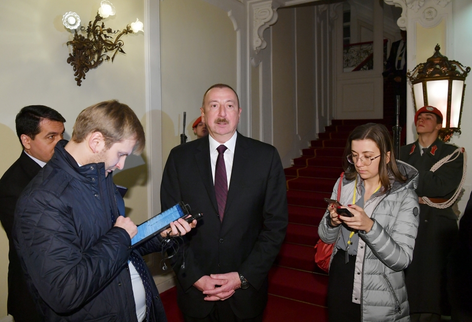 Президент Ильхам Алиев в Вене дал интервью Российскому информационному агентству ТАСС  ОБНОВЛЕНО ВИДЕО