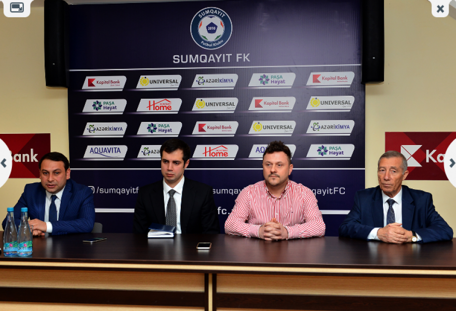 “Sumqayıt” Futbol Akademiyasının rəhbəri Hakan Sünalın təqdimatı olub