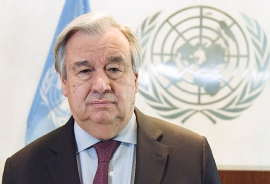 UN secretary general welcomes meeting between Azerbaijani President and Armenian Prime Minister