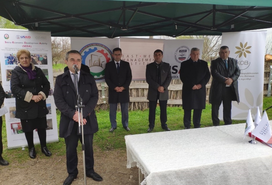 Ağcabədidə iki yem emalı müəssisəsi istifadəyə verilib