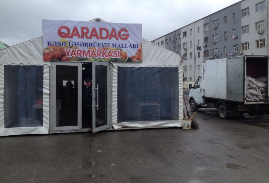 Qaradağ rayonunda növbəti kənd təsərrüfatı məhsulları yarmarkası təşkil olunub