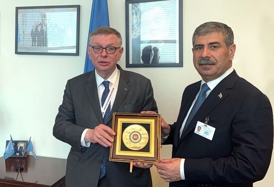 Azerbaijan`s defense minister meets with UN Assistant Secretary-General