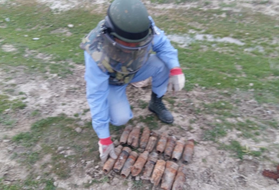 Xızıda partlamamış hərbi sursatlar, mərmi və qumbaralar tapılıb